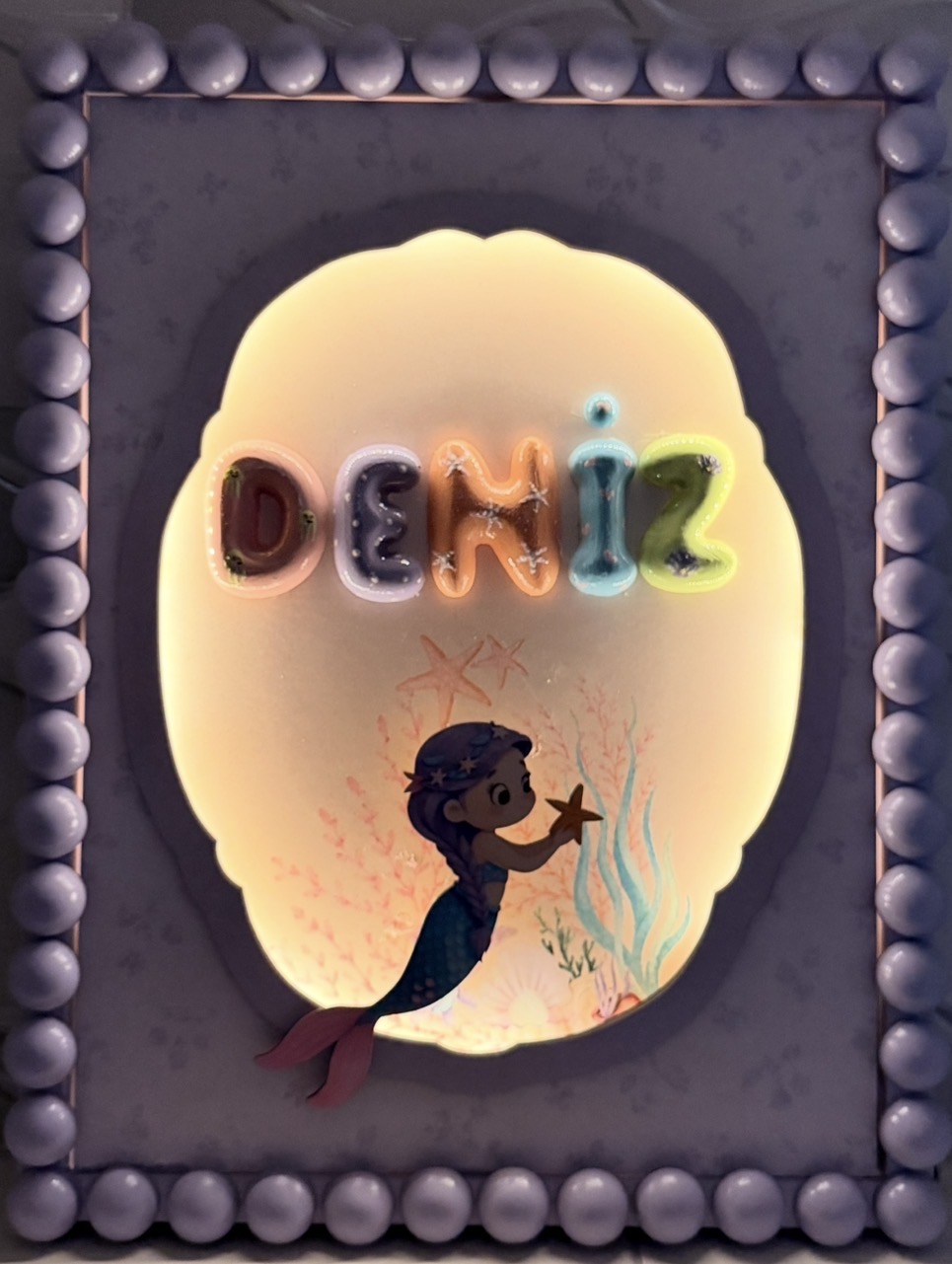 Kabartma İsimli Denizkızlı Kapı Süsü